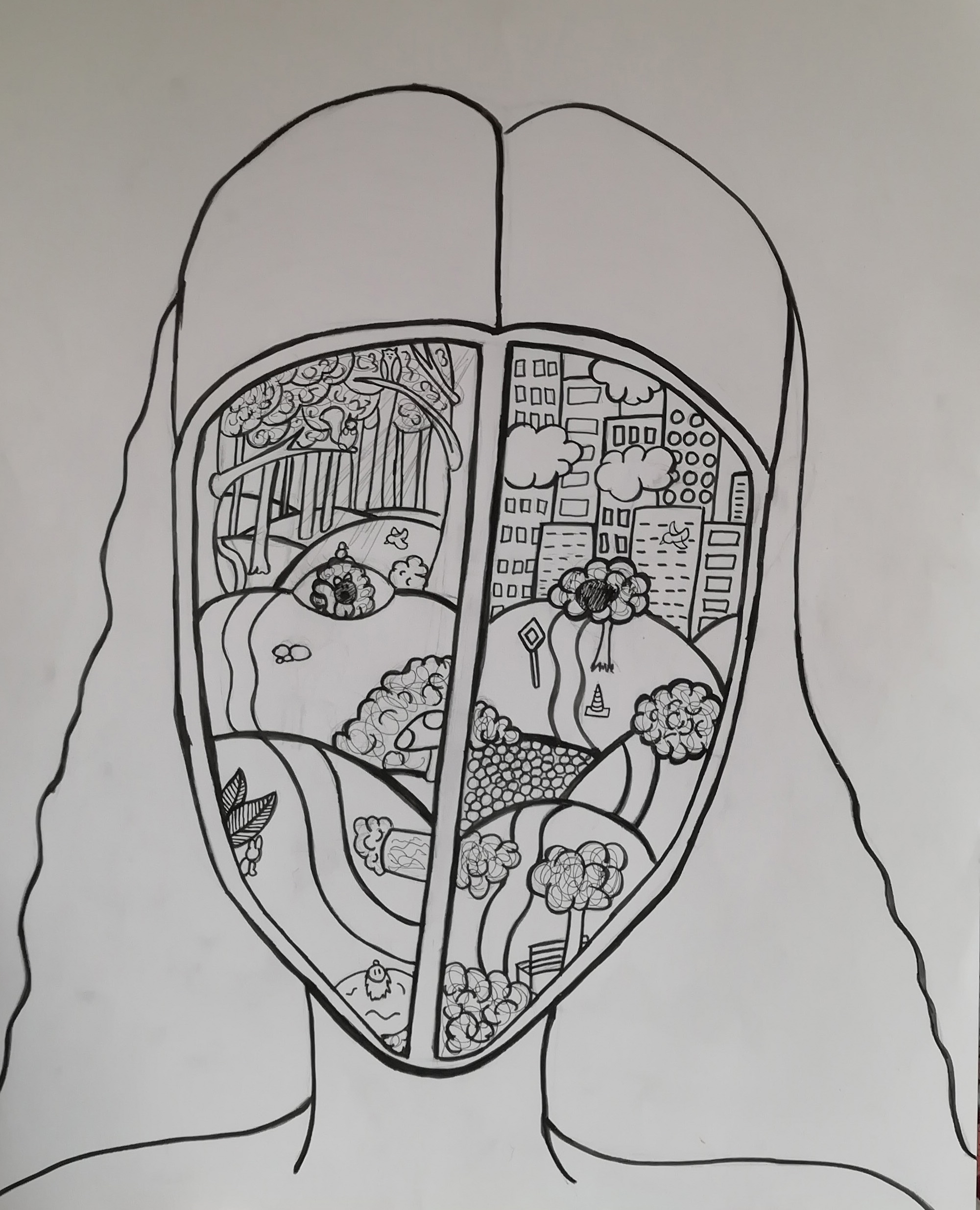 Linework illusion