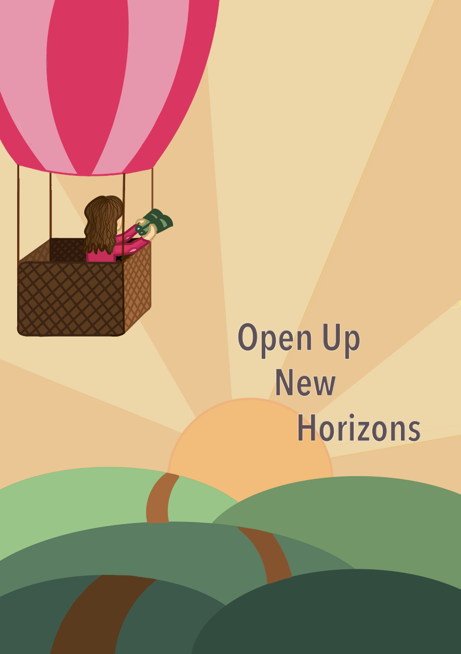 Drawing open up
