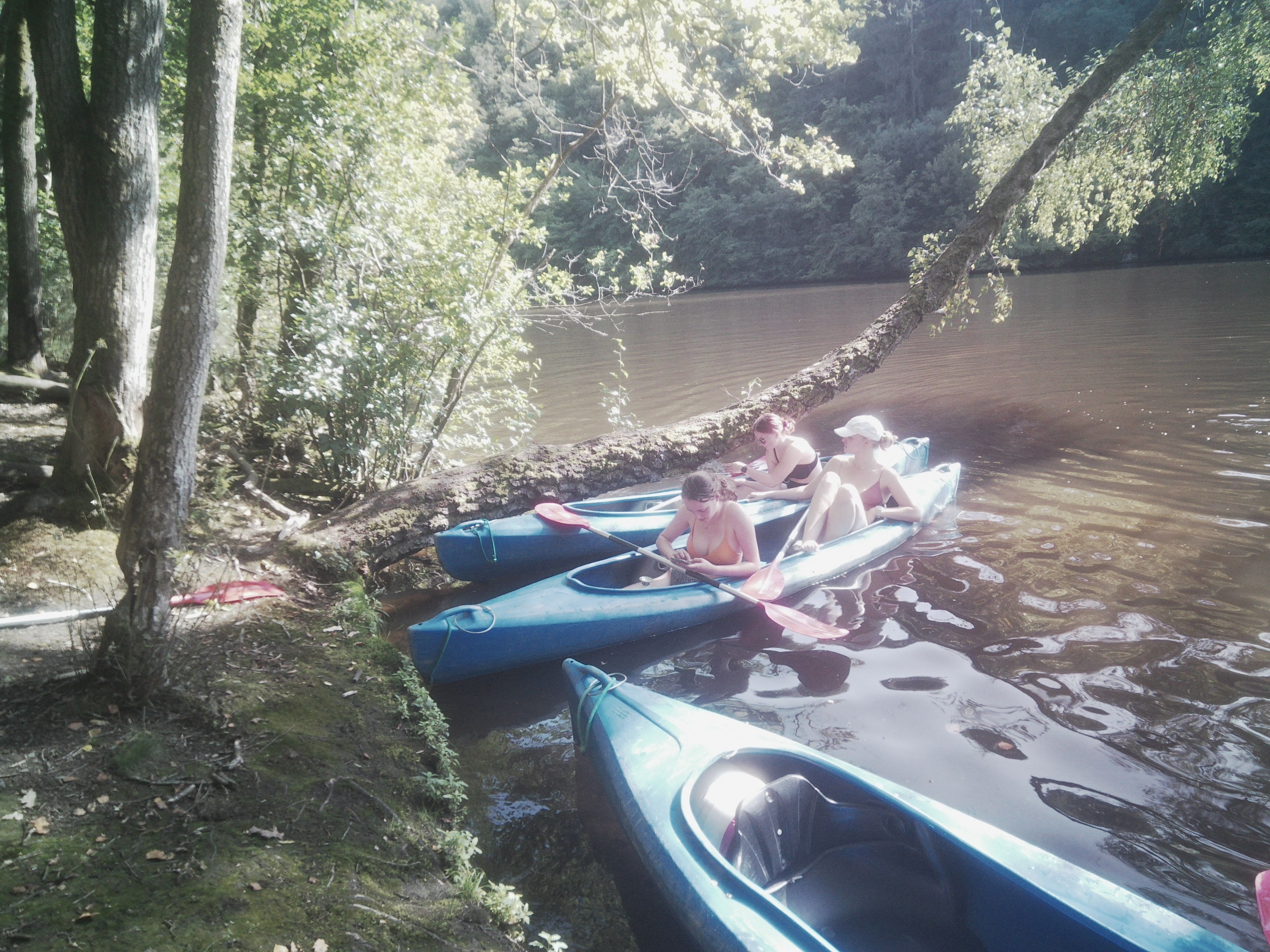 Me and my friends in boats