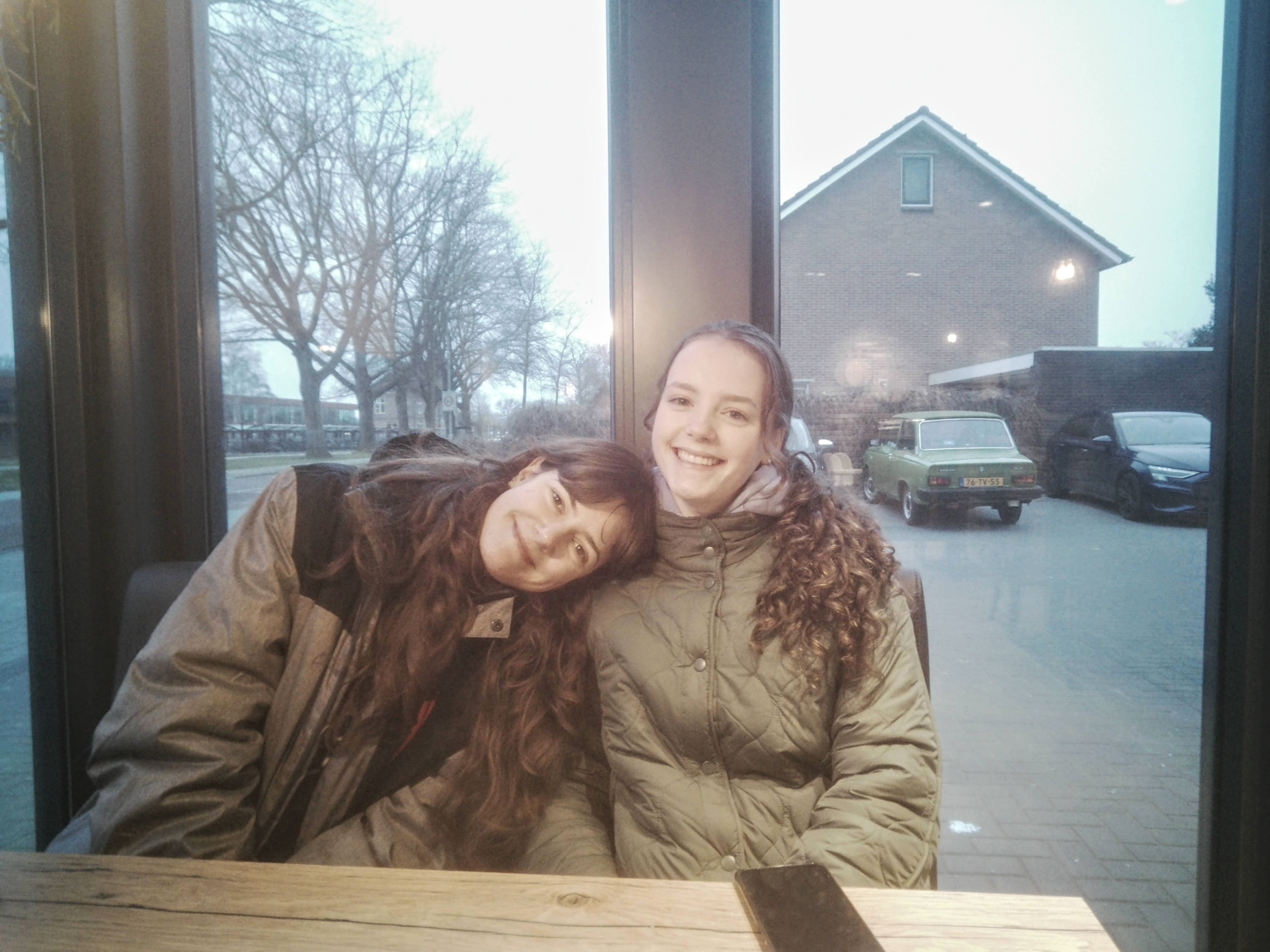 Me and friend in Domino's