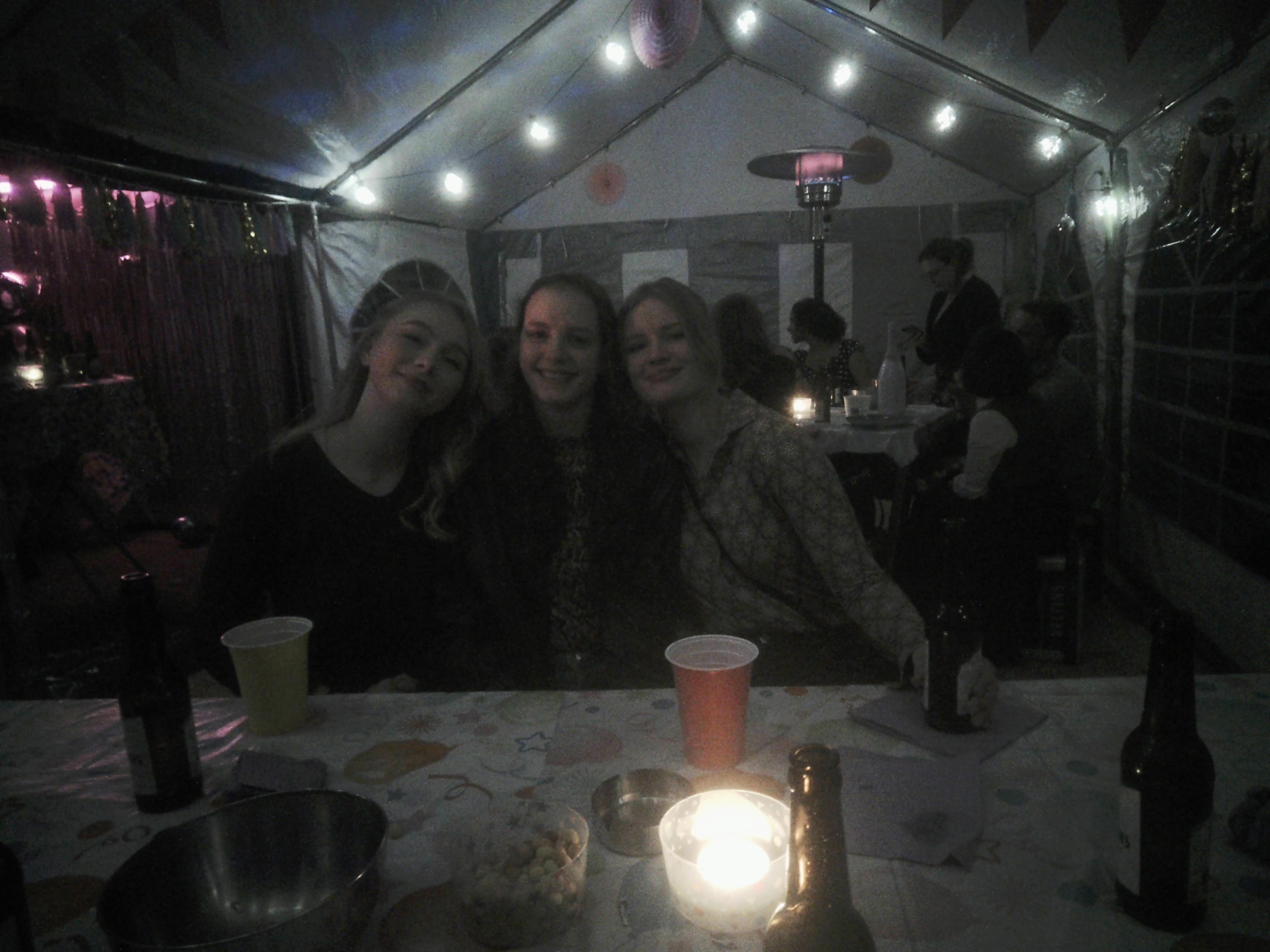 Me and friends at a party