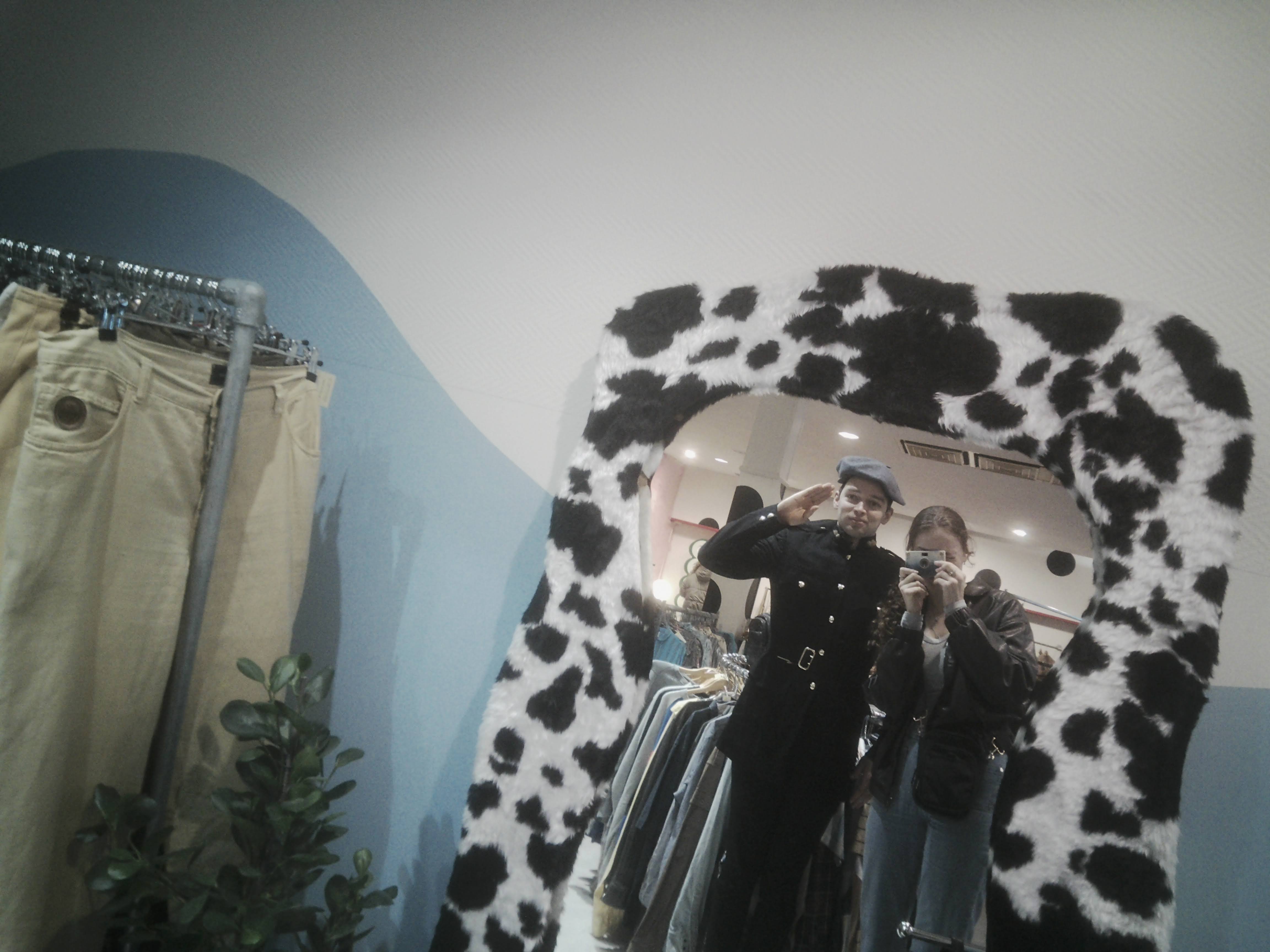 Me in a vintage store