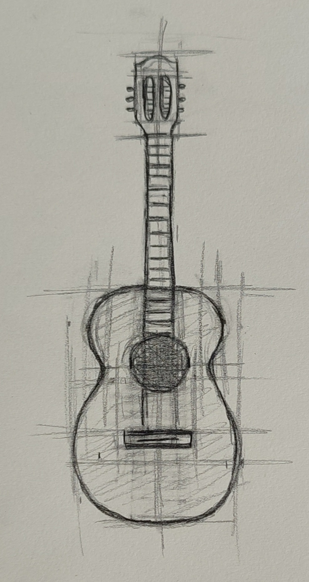 Gitaar tekening