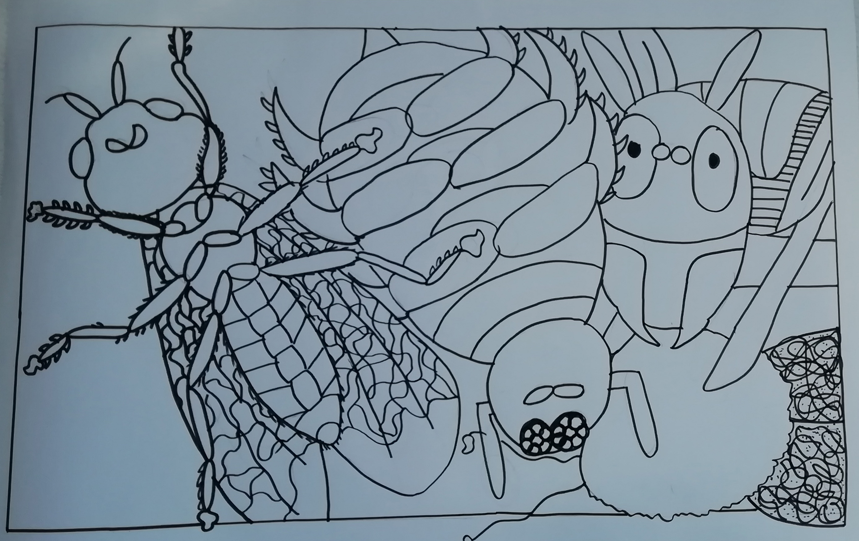 indian ink drawing