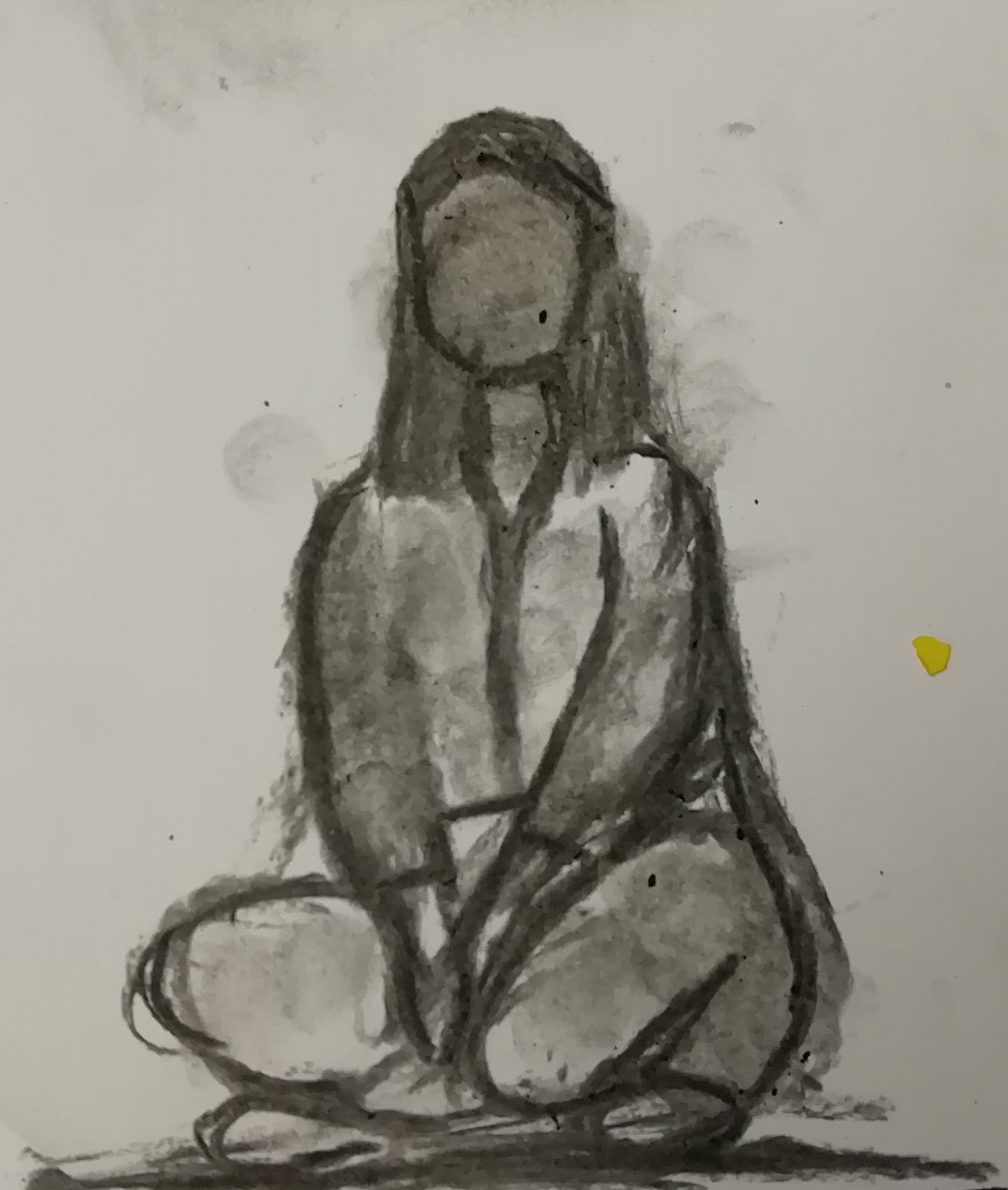 Charcoal drawing