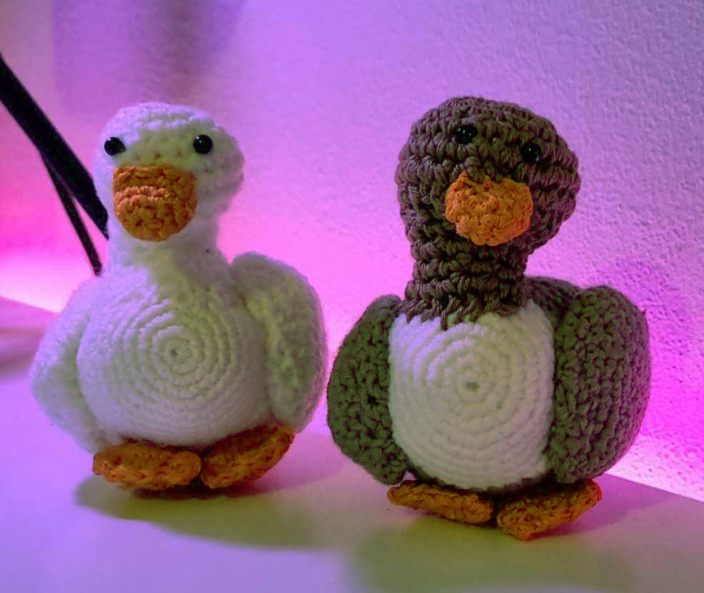 crochet duck