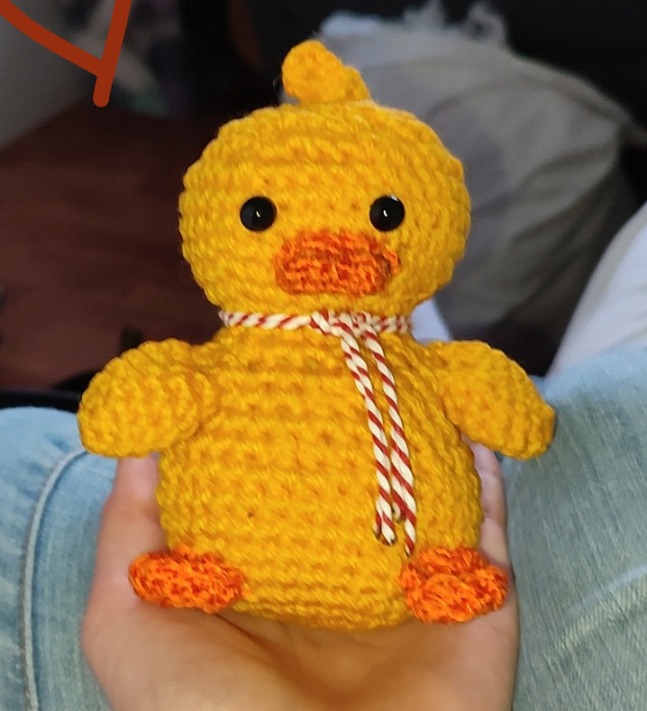 crochet duck